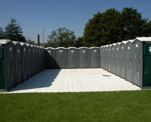 Event temporary flooring | Suitable for portable toilets | Rola-Trac UK