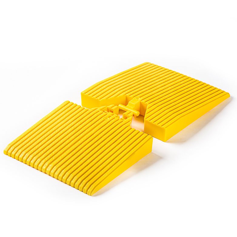 Supa-Trac floor ramp in yellow | Rola-Trac accessories